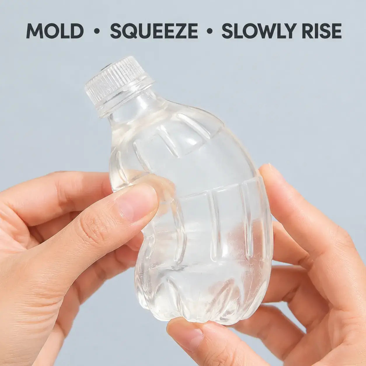 Clear Water Bottle Maltose Squishy Stress Relief Fidget Toy