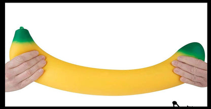 Jumbo Doh Banana Fruit Soft Fluff- Filled Squeeze Squishy