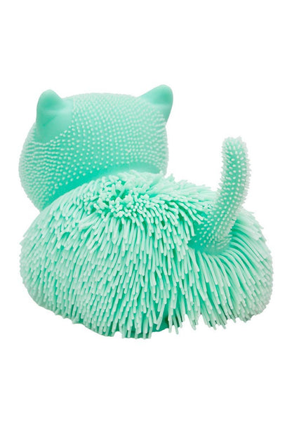 Jumbo Kitty Cat Spiky Puffer Led Squishy