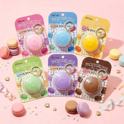 Best-Selling Macaron Clicker Keychain–Viral Fidget Bag Charm