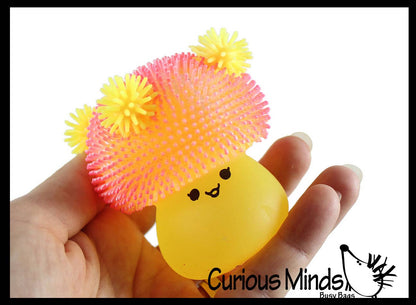 Mushroom Sugar Puffer Ball Squishy