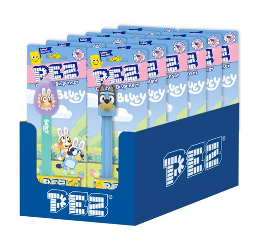 PEZ Easter Bluey Assortment Blister, 12ct Display