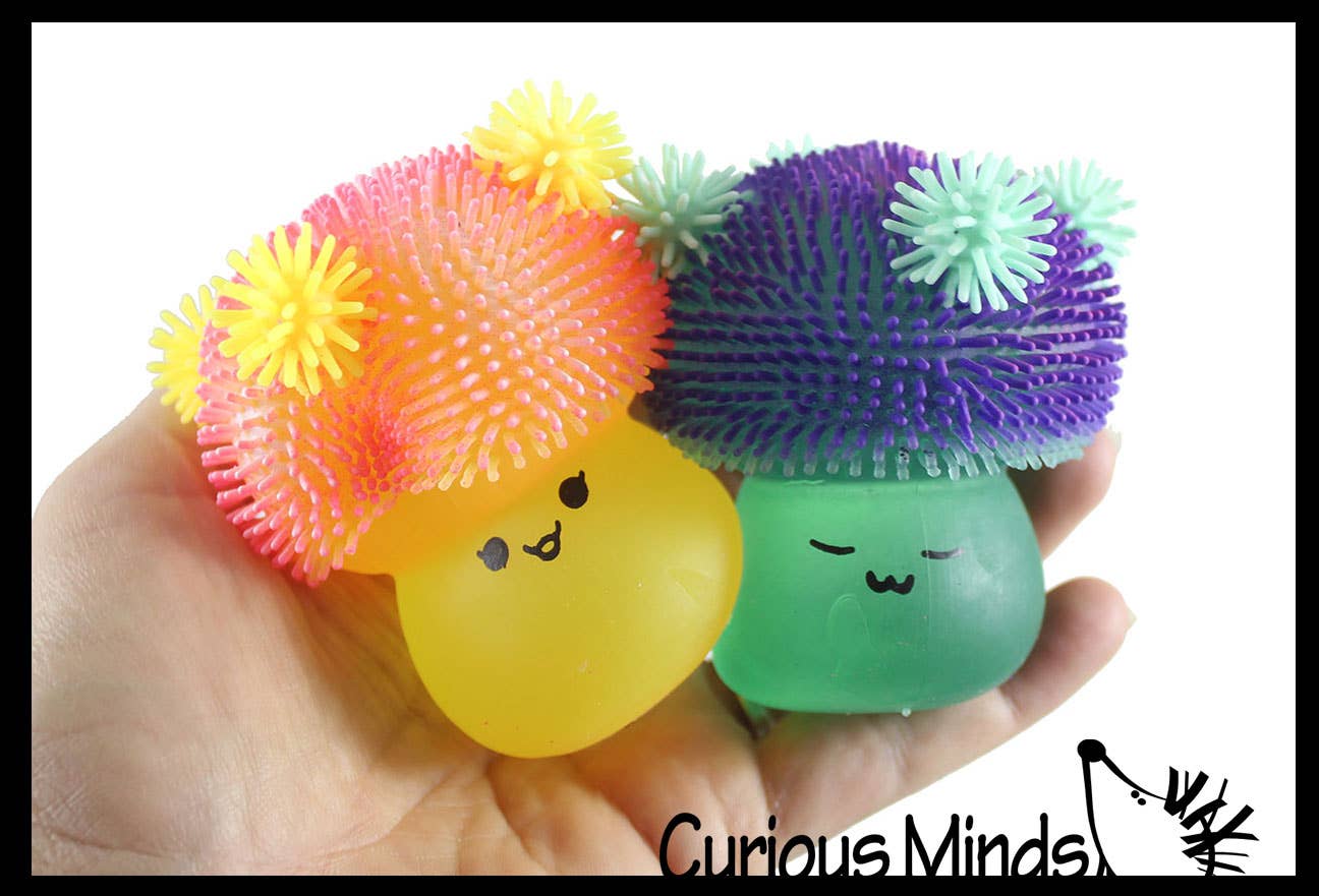 Mushroom Sugar Puffer Ball Squishy