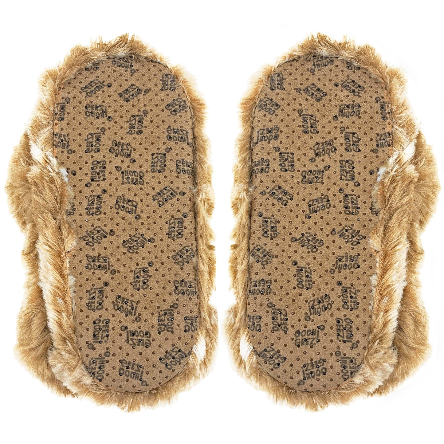 Dusty the Sloth | Kid's Funny Fluffy Non-Slip Slippers