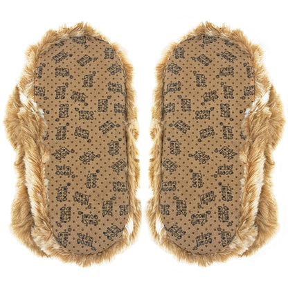 Dusty the Sloth | Kid's Funny Fluffy Non-Slip Slippers