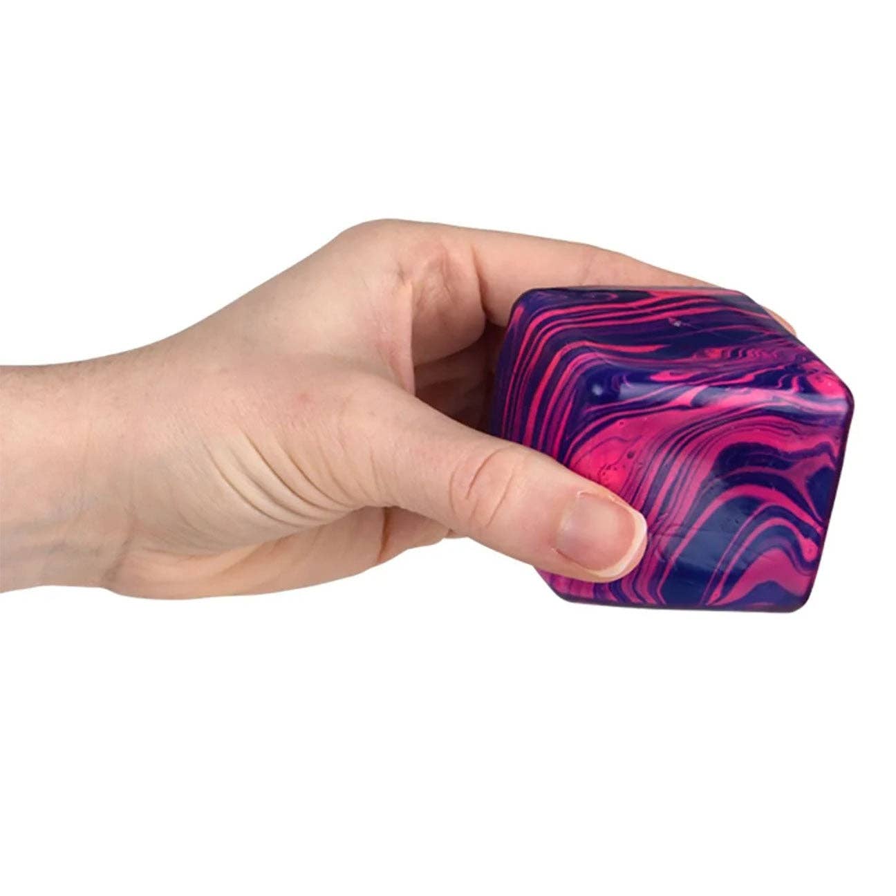 Swirl Marbled Sugar Cube Squishy