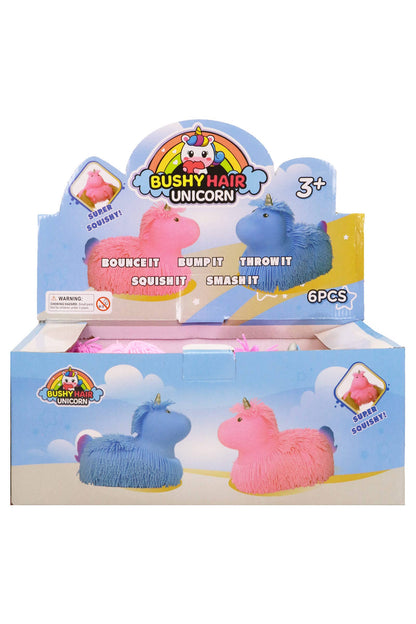 Jumbo Unicorn Light-Up Spiky Puffer Squishy