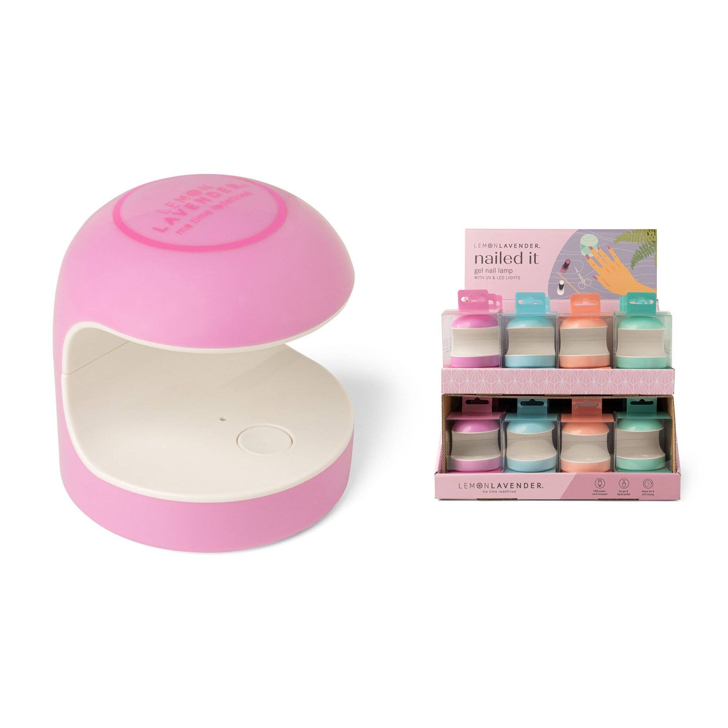 Lemon Lavender Nailed It Gel Nail Lamp