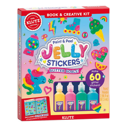 Paint & Peel Jelly Stickers Glitter