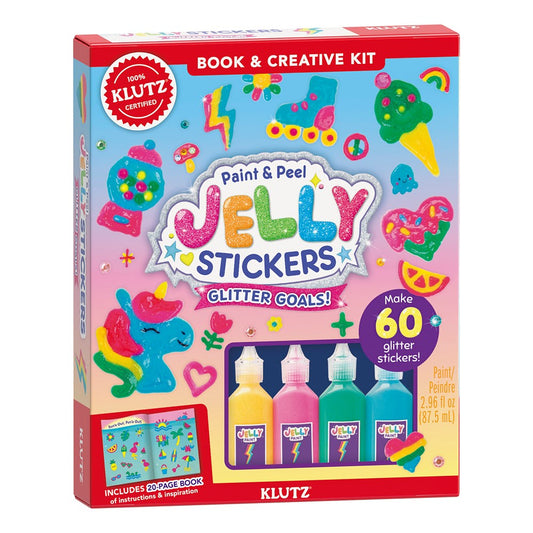 Paint & Peel Jelly Stickers Glitter