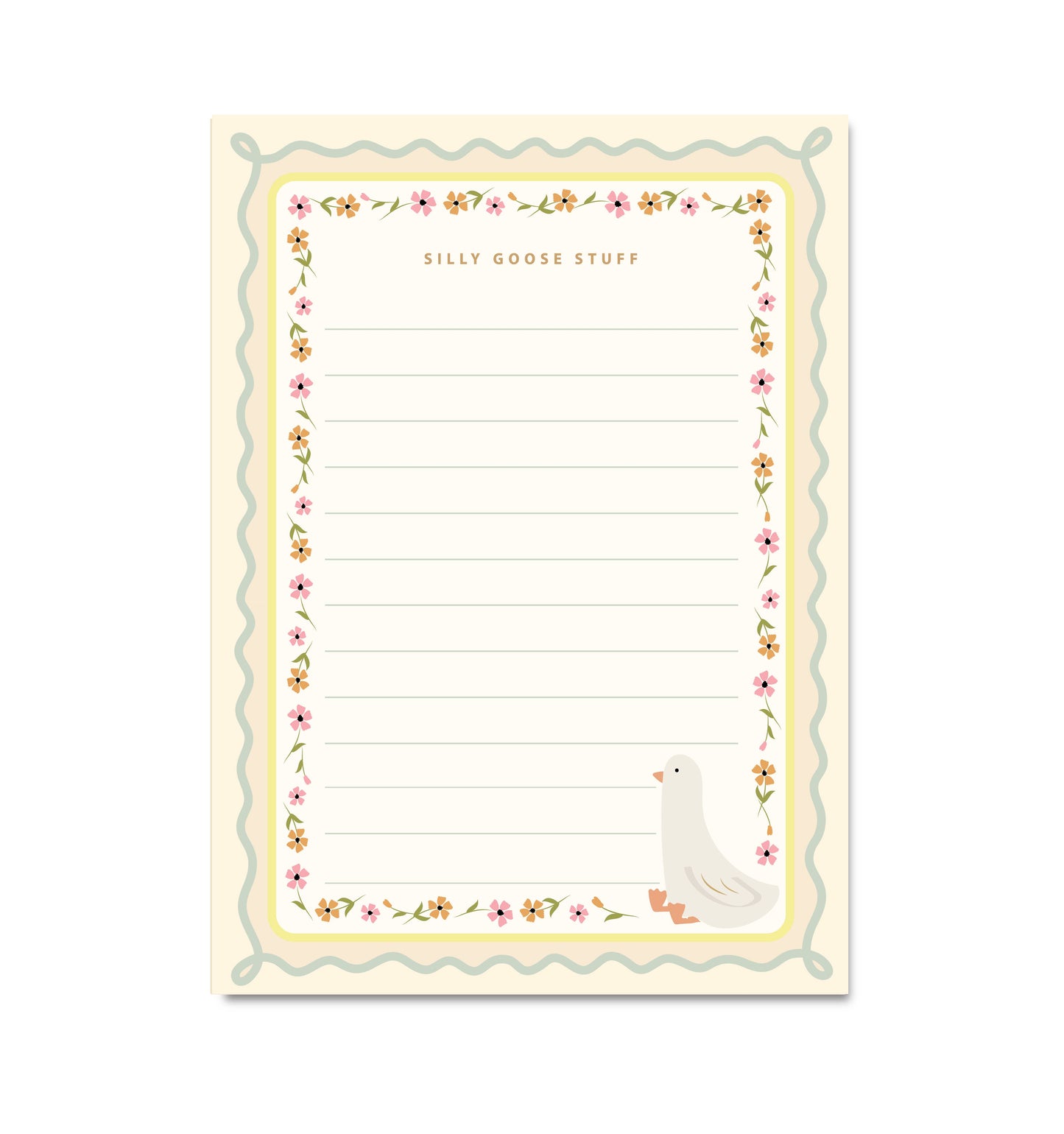 Silly Goose Stuff Notepad
