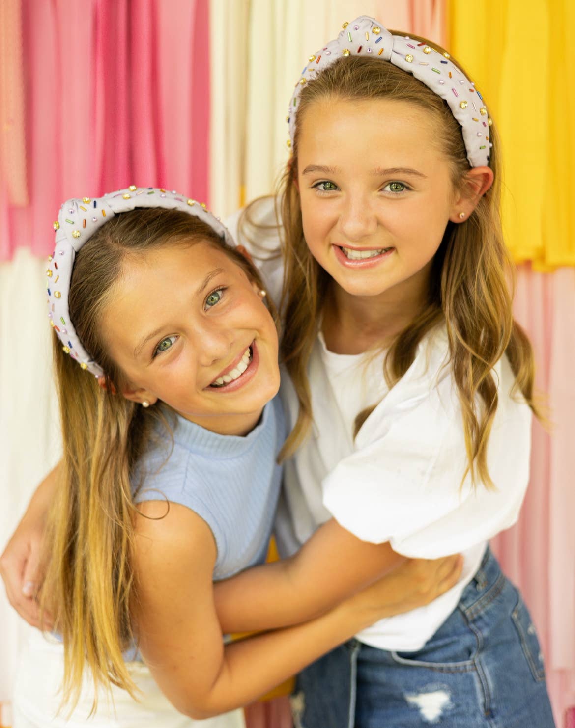 Kid and Tween Lavender Sprinkle Knotted Headband