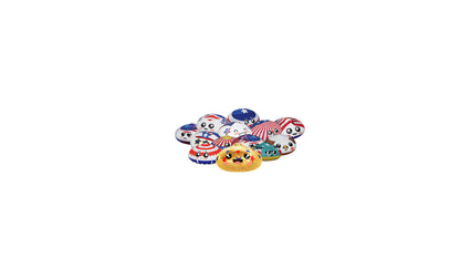 Happy Birthday America Bao Bun/Dumpling w/state coin