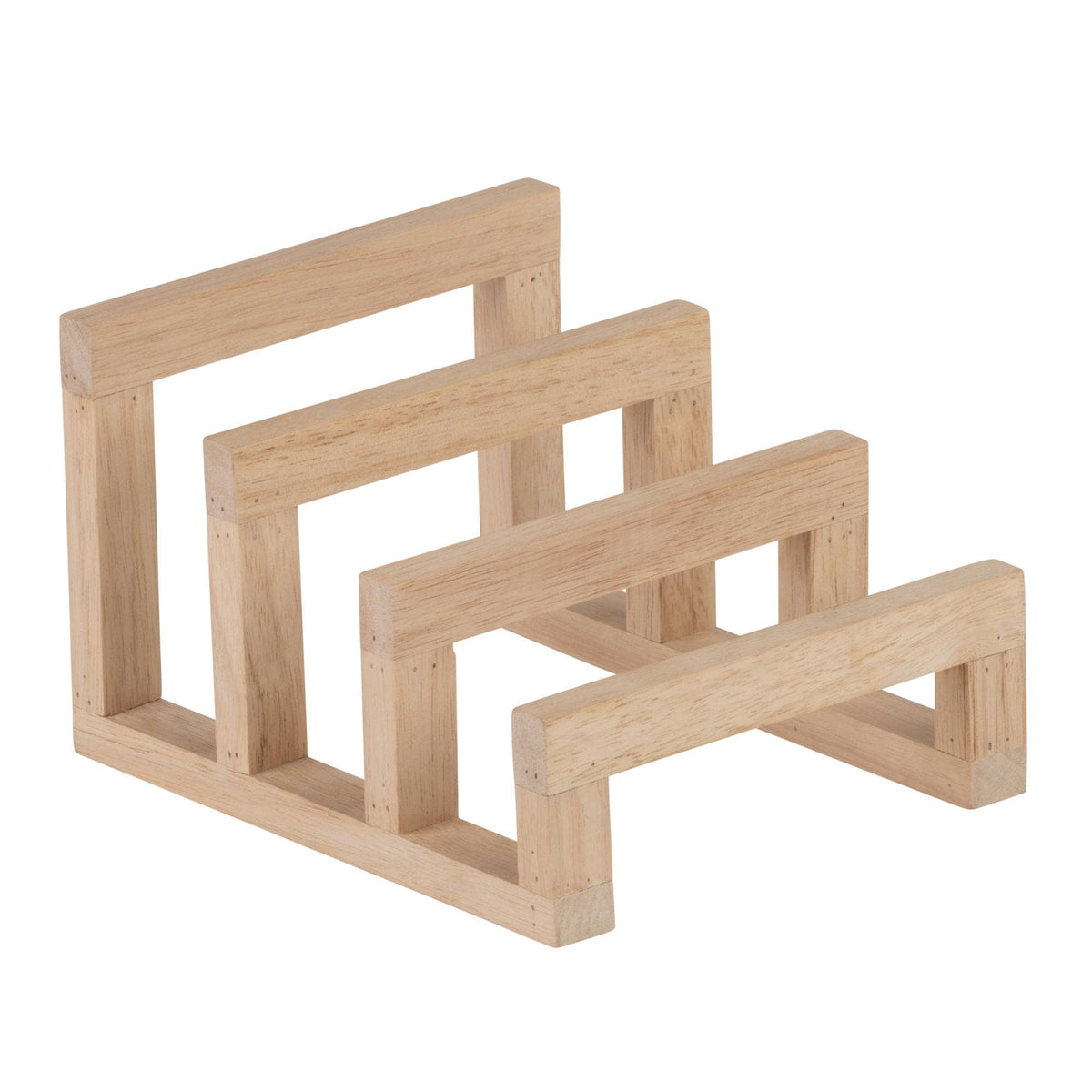 Platter, Plate, and Cutting Board Rack - Wood