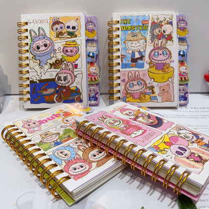 Labubu Cartoon Mini Spiral Notebook