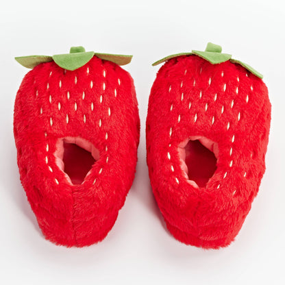 Strawberry | Kids' Funny Plush Anti-Skid Slippers
