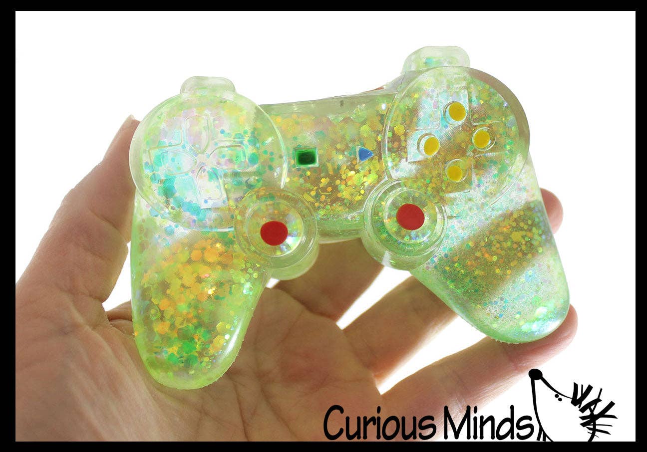 1 Large 4" Video Game Controller Shaped Ball -Thick Glue/Gel
