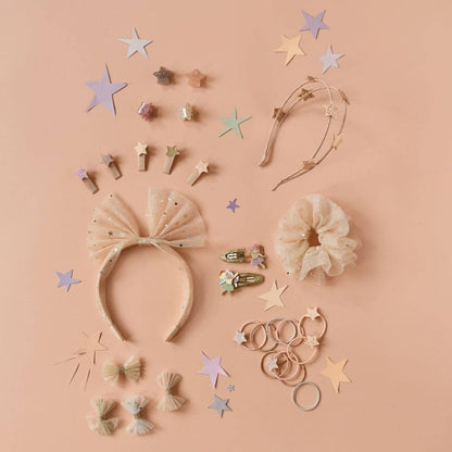 Shimmer Tulle Ruffle Scrunchie