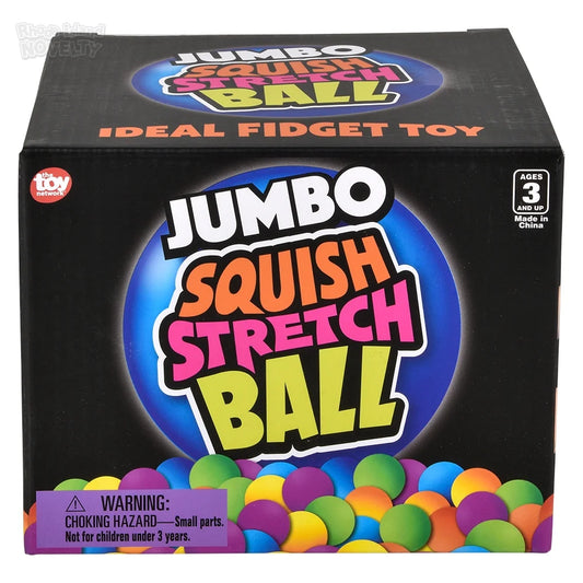 6" Jumbo Squish And Stretch Gummy Ball