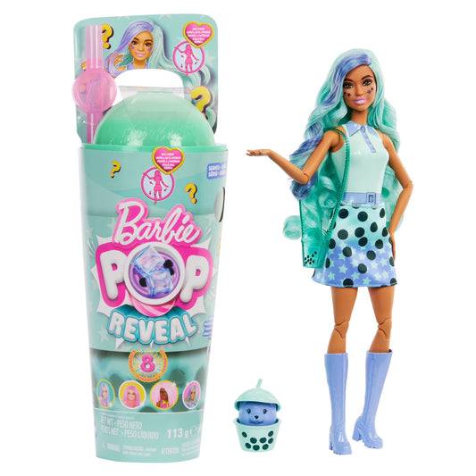 Barbie Pop Reveal Boba Tea Series Fashion Doll & Accessories Set