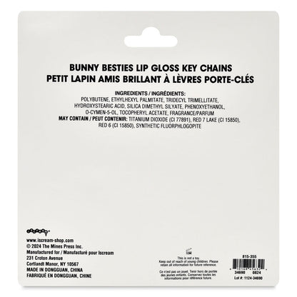 Bunny Besties Lip Gloss Key Chain