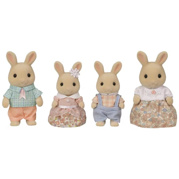 Milk Rabbit Family. Calico Critters