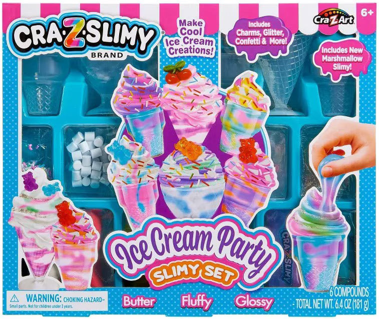 Ice Cream Slimy Set