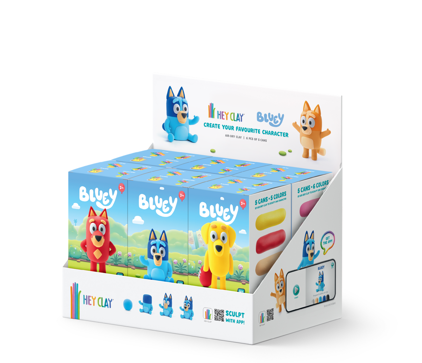 Hey Clay Bluey POP Display