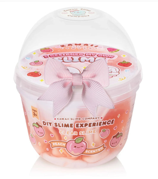 Peach DIY Slime Experience 10 OZ Boba Slime