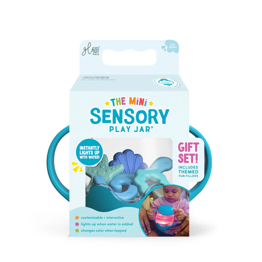 Glo Pals  MINI Blue Sensory Jar