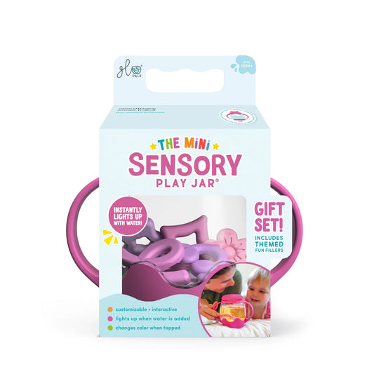 Glo Pals  MINI Pink Sensory Jar