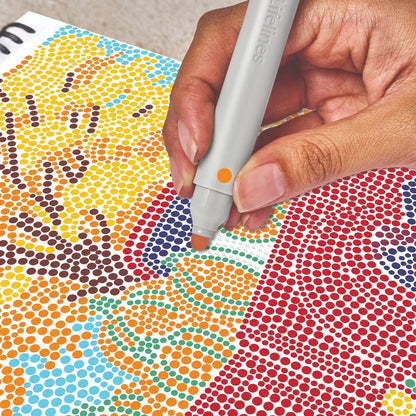 Lifelines FlowArt: Dot-By-Letter Pumpkins and Pastures