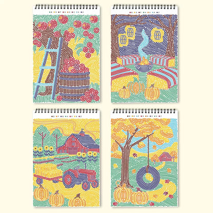 Lifelines FlowArt: Dot-By-Letter Pumpkins and Pastures