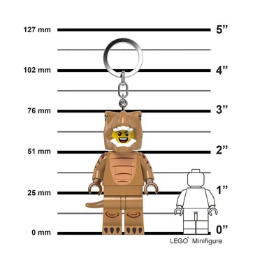 LEGO Minifigures Keychain Light T-Rex Costume Fan
