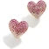 Pave Heart Kid's Earrings Multi