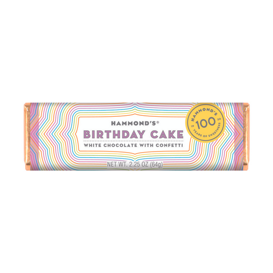Birthday Cake White Chocolate Candy Bar