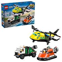 LEGO Airplane, Service Truck & Hovercraft Remix