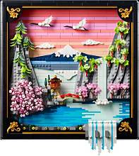 LEGO Japanese Cherry Blossom Landscape