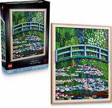 LEGO Monet Bridge Over a Pond  Water Lillies