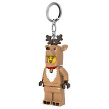 LEGO Minifigures Keychain Light Reindeer Custome