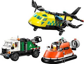 LEGO Airplane, Service Truck & Hovercraft Remix