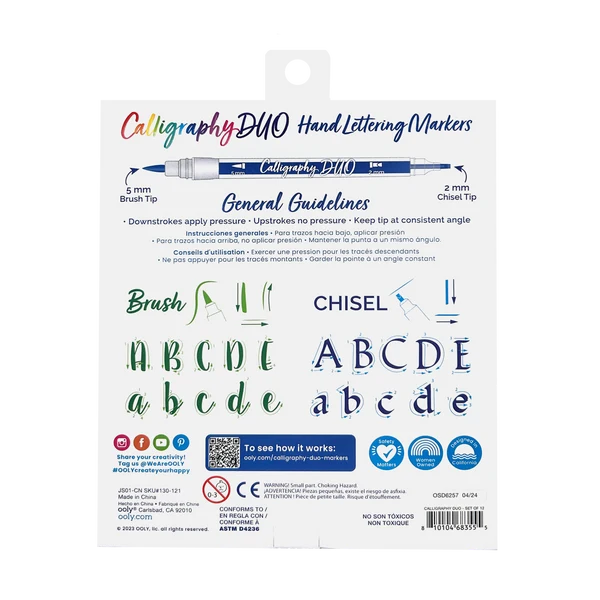 Calligraphy Duo Double ended markers