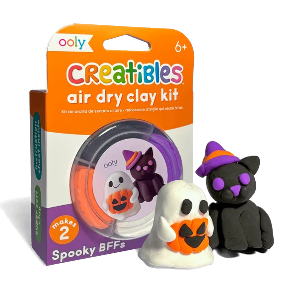 Creatibles Air Dry Clay BFFs Kit Spooky BFFs