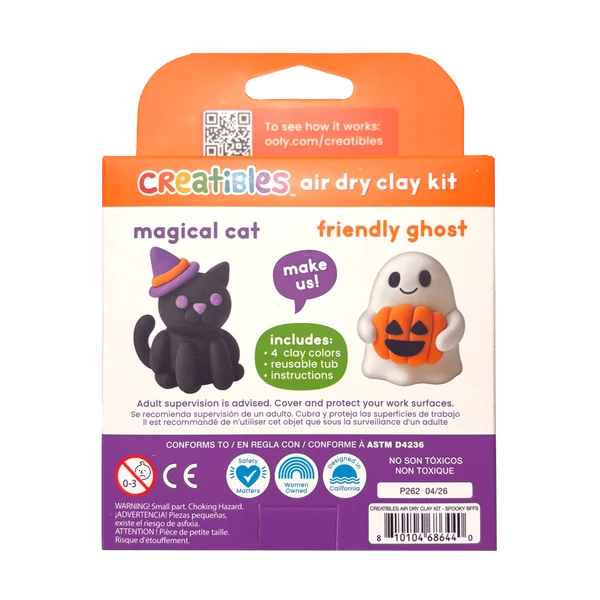 Creatibles Air Dry Clay BFFs Kit Spooky BFFs