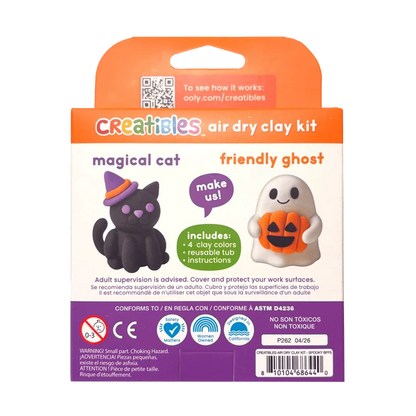 Creatibles Air Dry Clay BFFs Kit Spooky BFFs