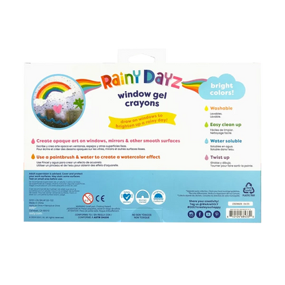 Rainy Dayz Gel Crayons Set of 10
