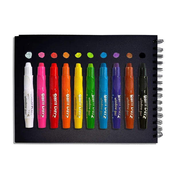 Rainy Dayz Gel Crayons Set of 10