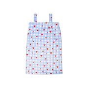 Gingham Hearts Spa Wrap XS-Small