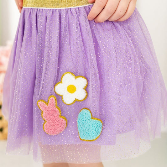 Coquette Easter Bunny Patch Tutu 2/4