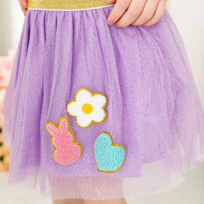 Coquette Easter Bunny Patch Tutu 4/6